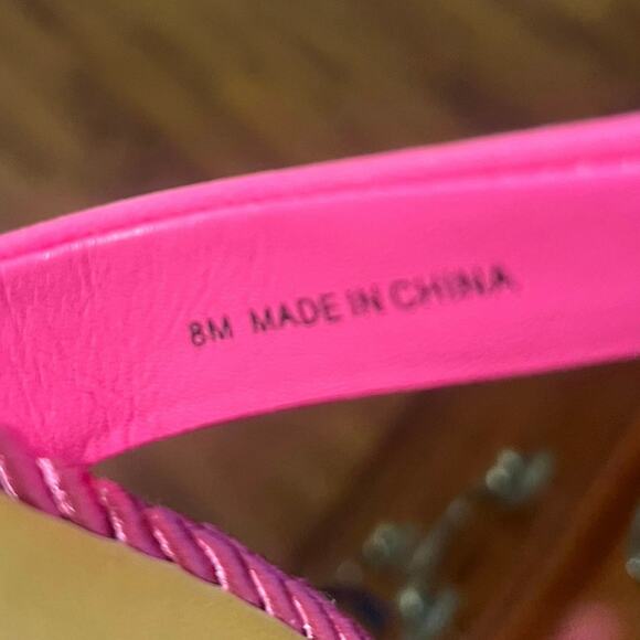 NEW Gianni Bini Leena Rainbow Cord Knot Platform Wedge Sandals Heels Sz 8 - Picture 6 of 7